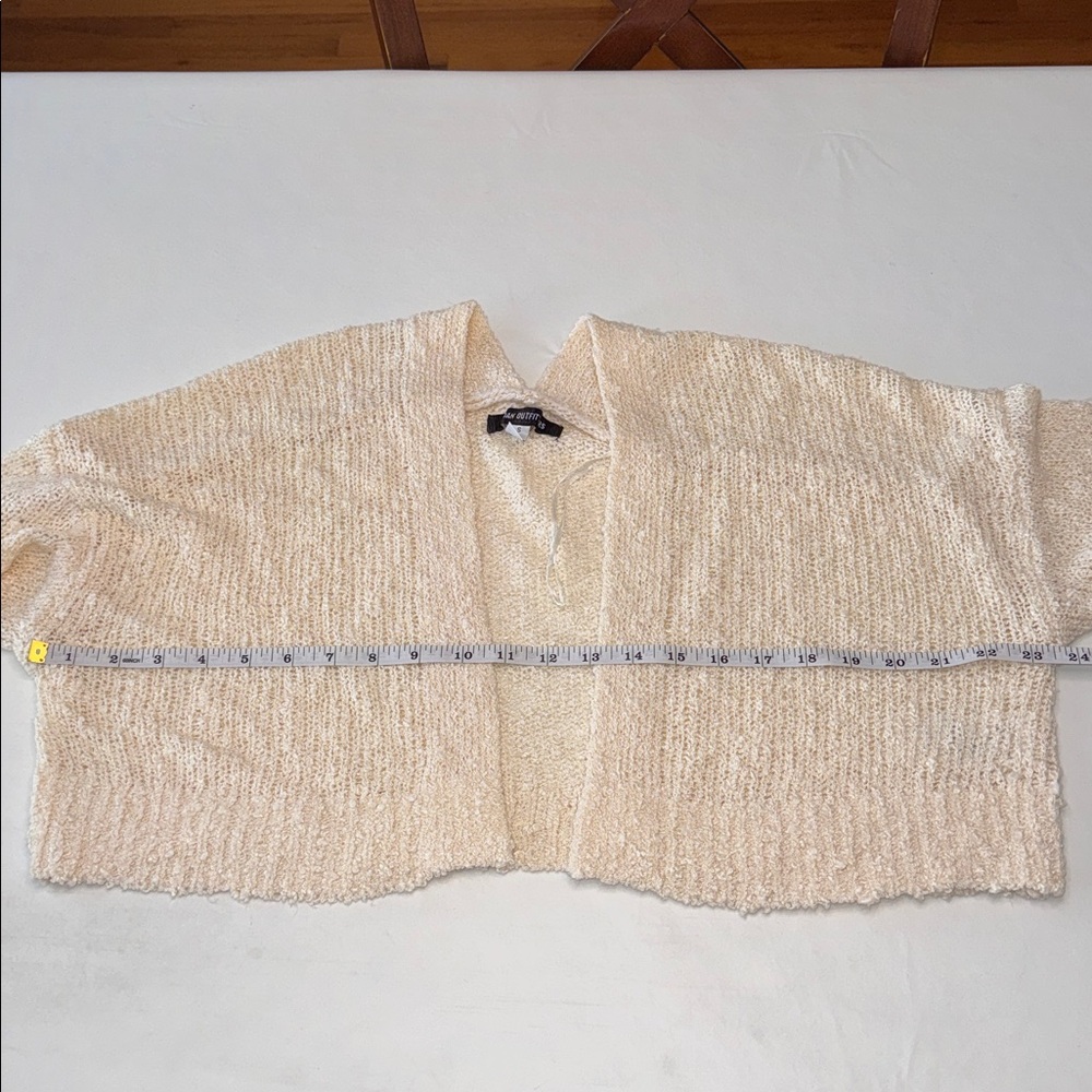 Urban Outfitters Oversized Cropped Open Front Cardigan, Size Small - Picture 3 of 7